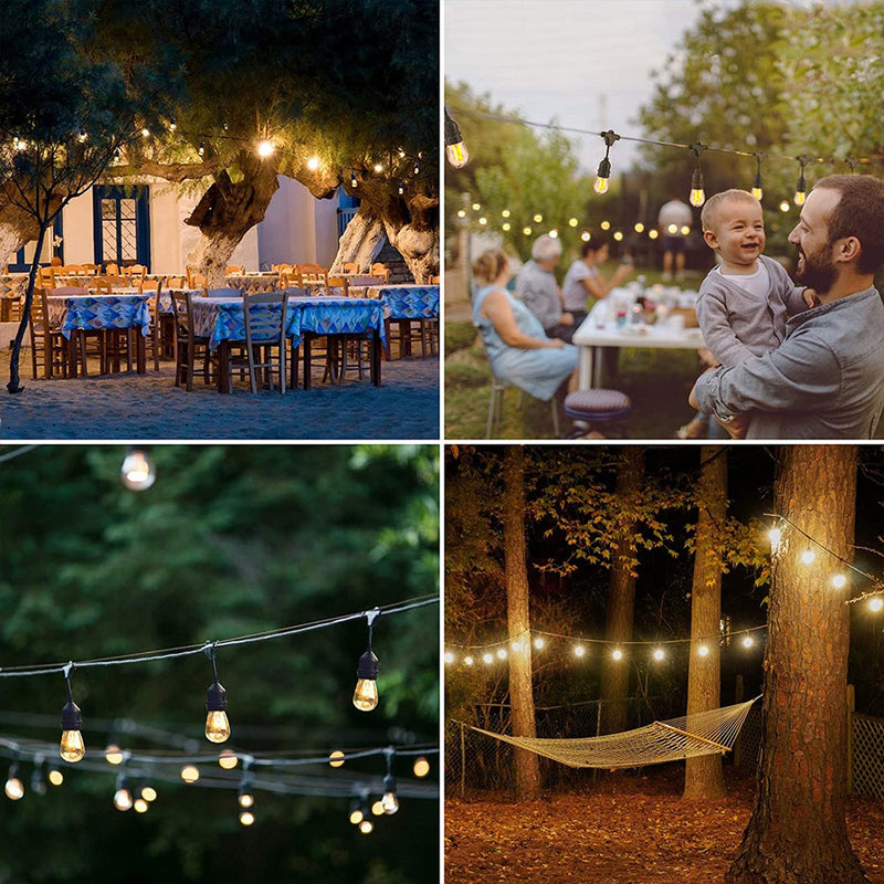 Addlon Solar String Lights Waterproof Patio LED String Lights Outdoor Camping String Lights